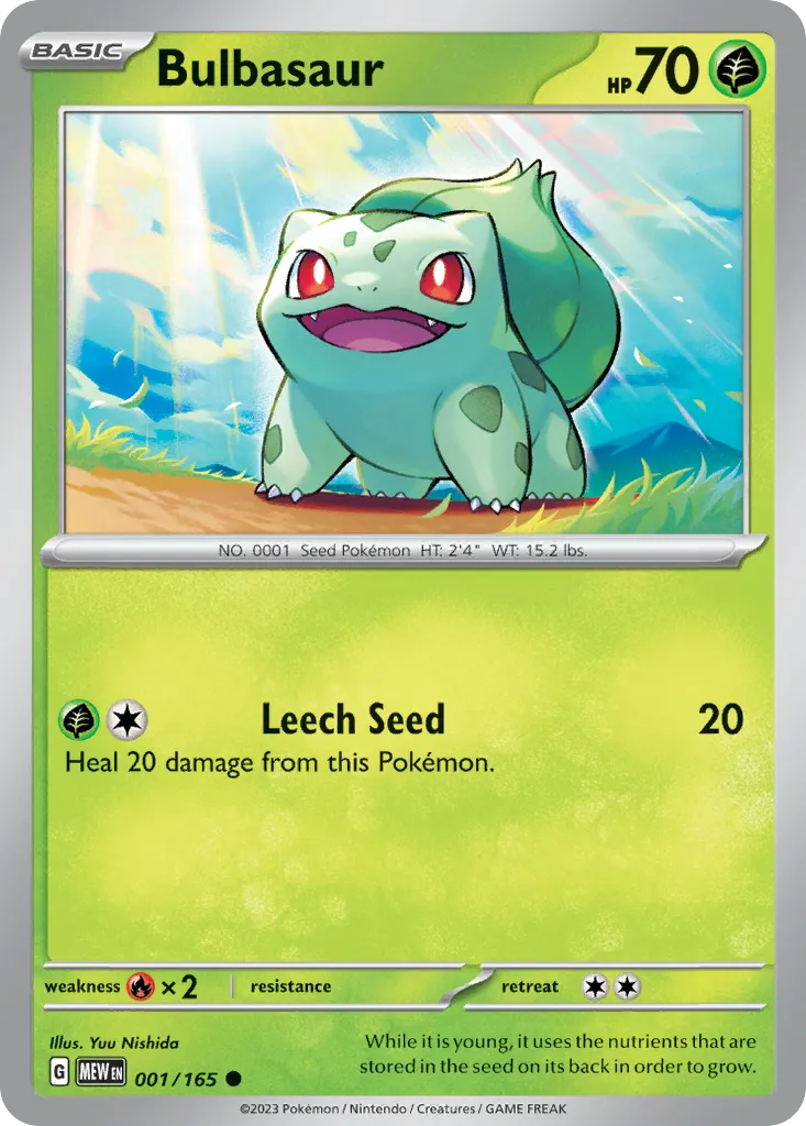 Bulbasaur card image