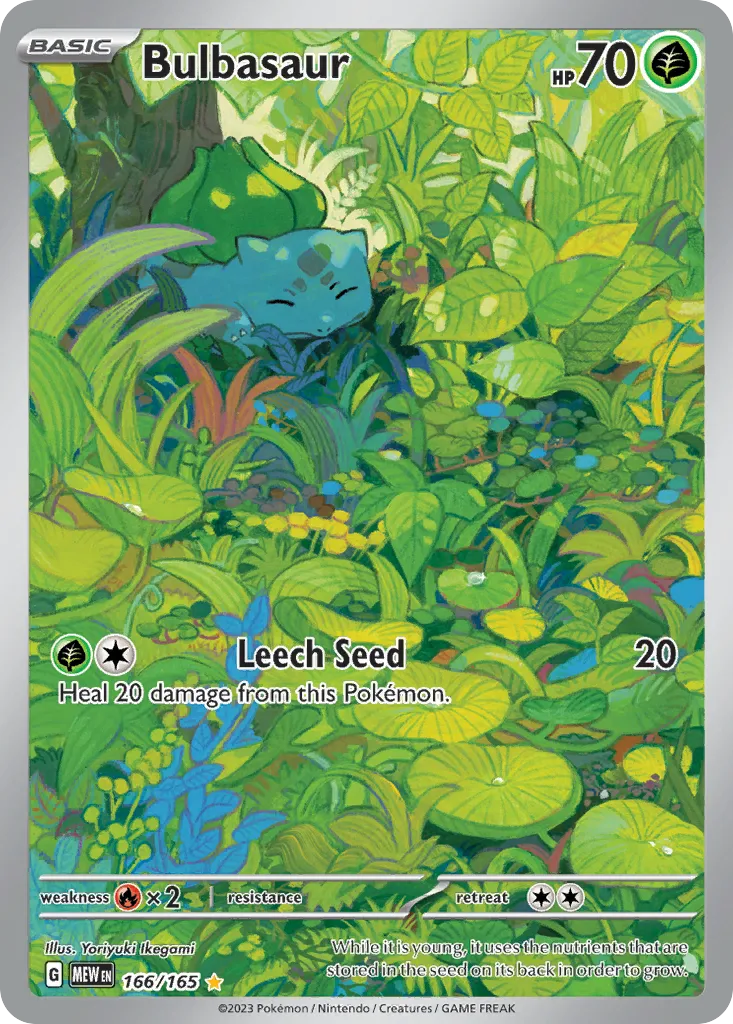 Bulbasaur #166 card image