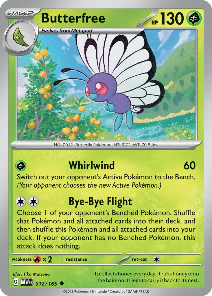 Butterfree card image