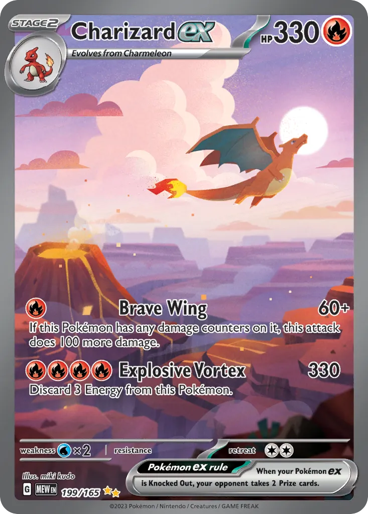 Charizard ex #199 card image