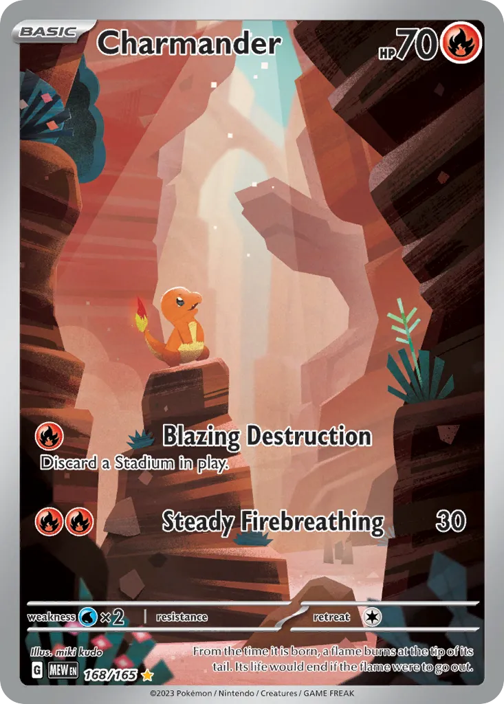 Charmander #168 card image