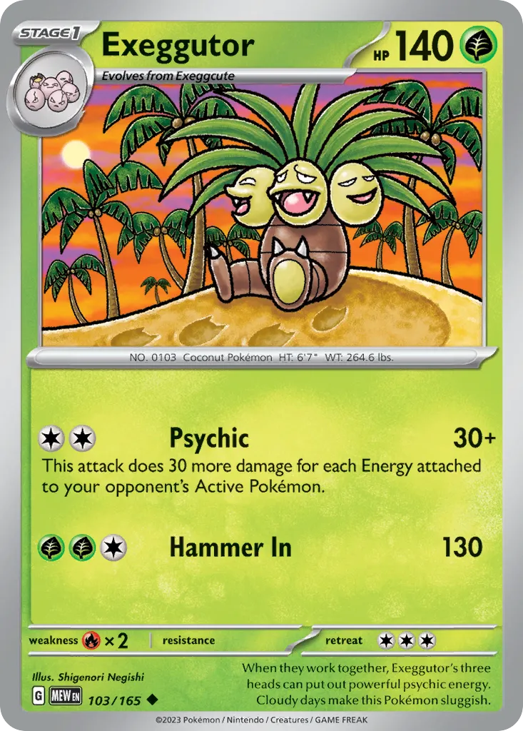 Exeggutor card image