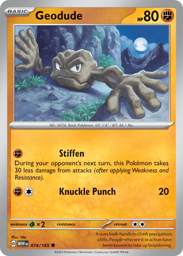 Geodude card image