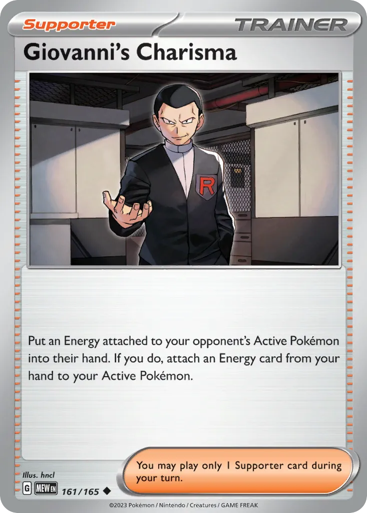 Giovanni's Charisma card image
