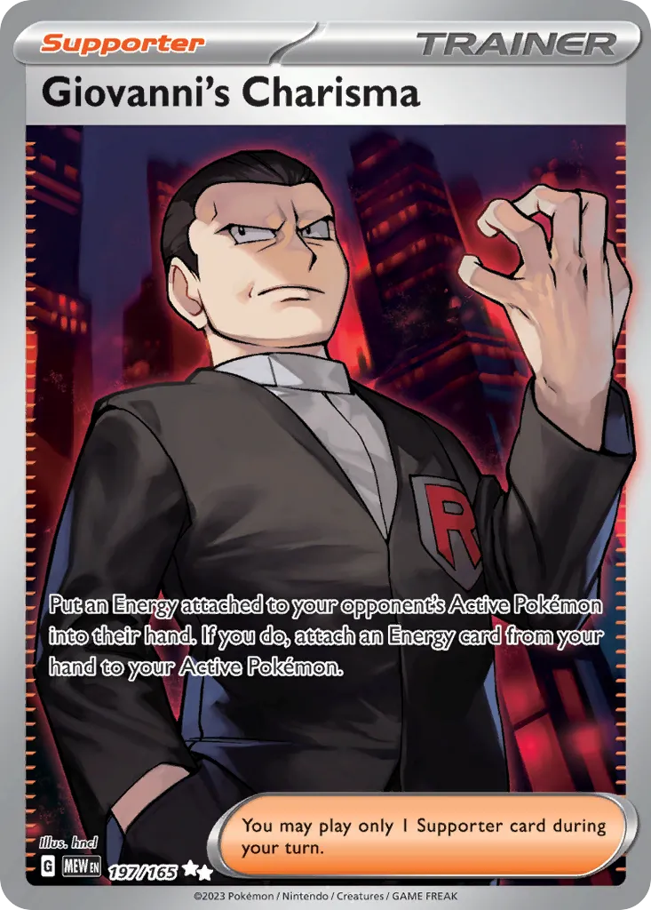 Giovanni's Charisma card image