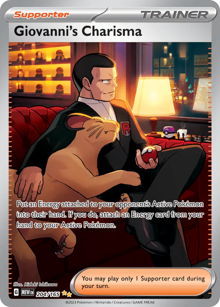 Giovanni's Charisma card image