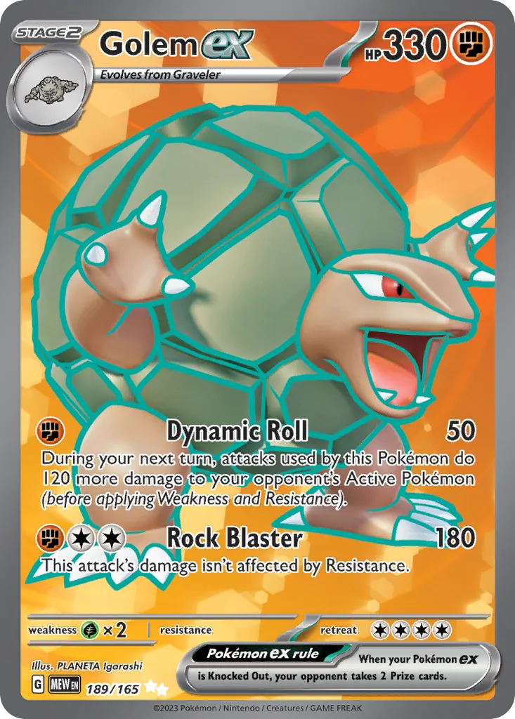Golem ex card image