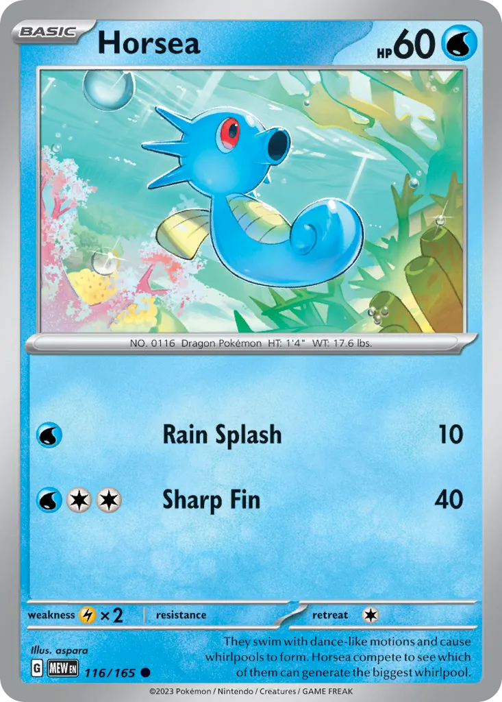 Horsea card image