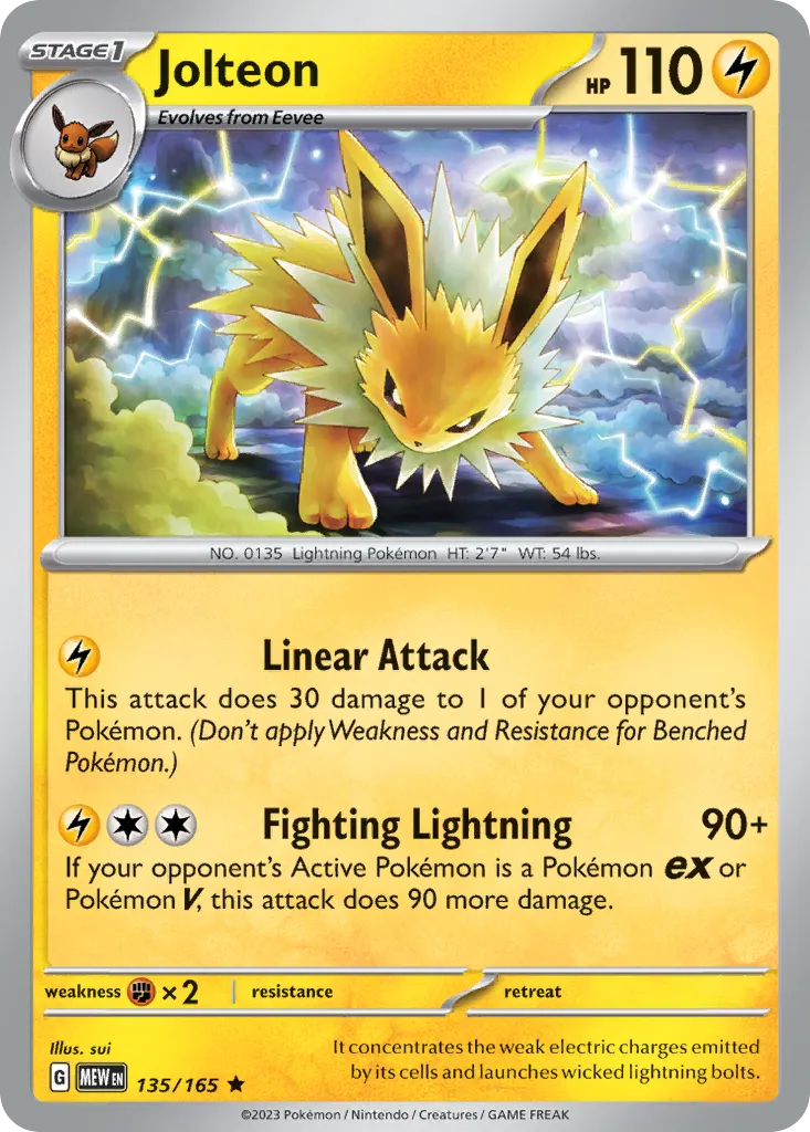Jolteon card image