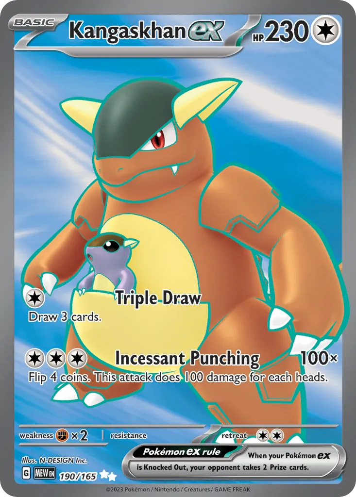 Kangaskhan ex card image
