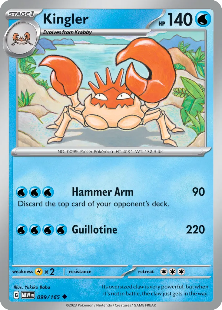 Kingler card image