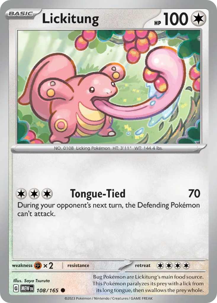 Lickitung card image