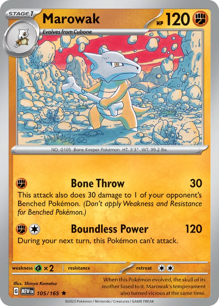Marowak card image