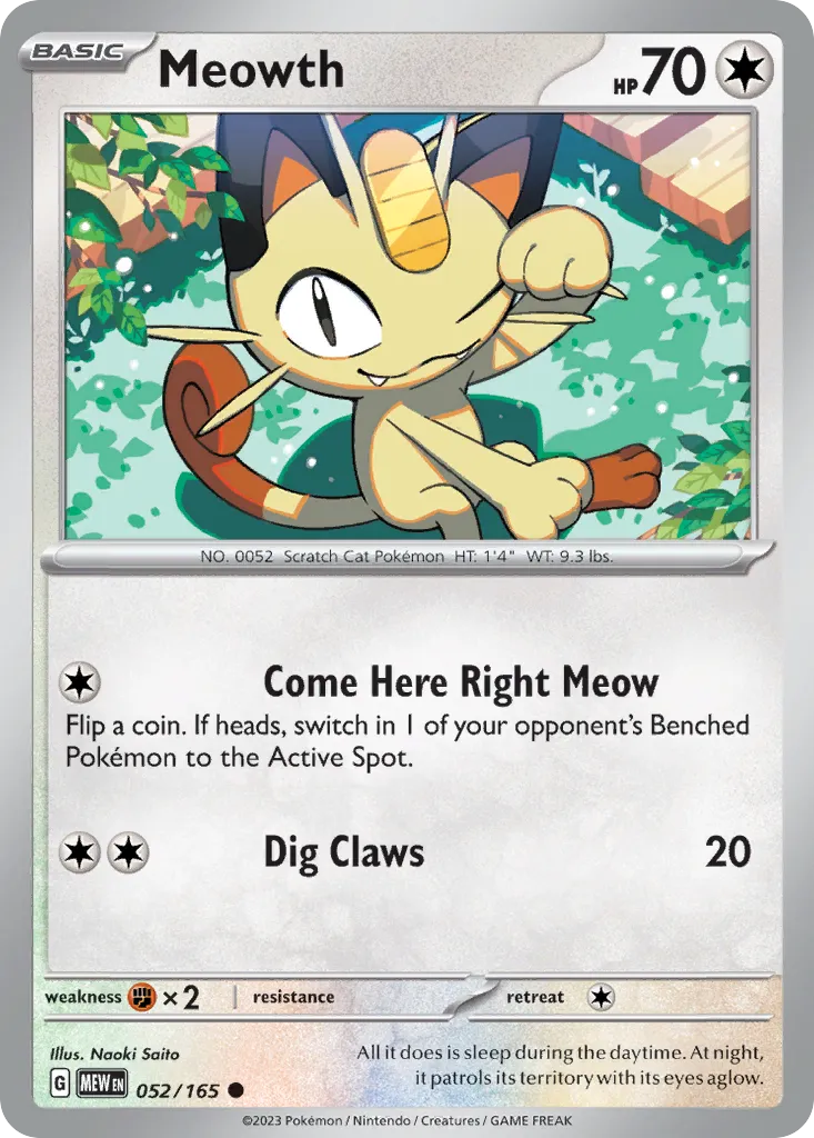 Meowth card image