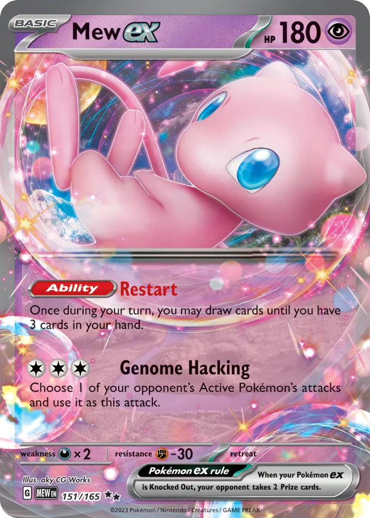 Mew ex card image
