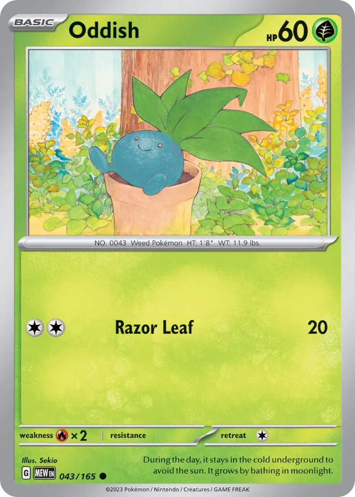 Oddish card image