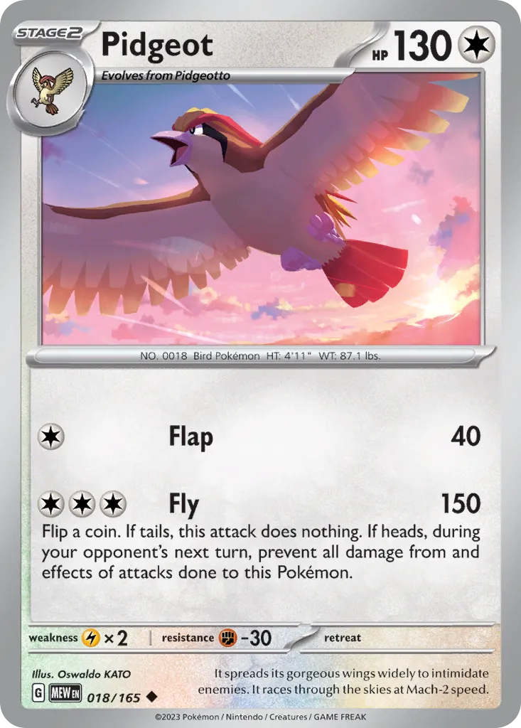 Pidgeot card image