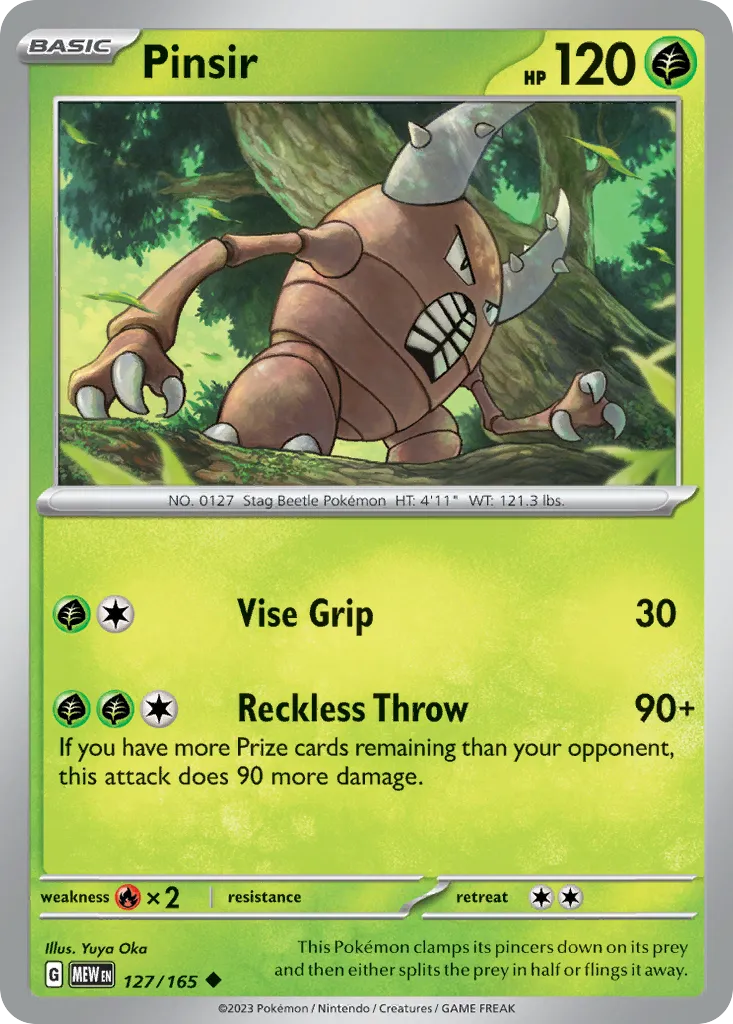 Pinsir card image