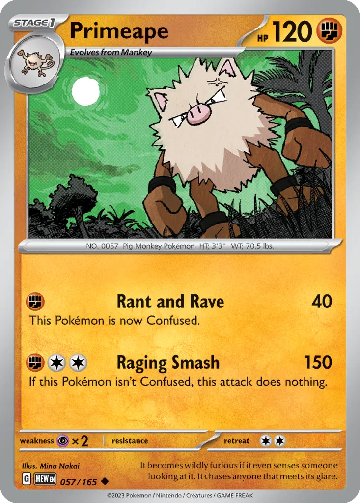 Primeape card image