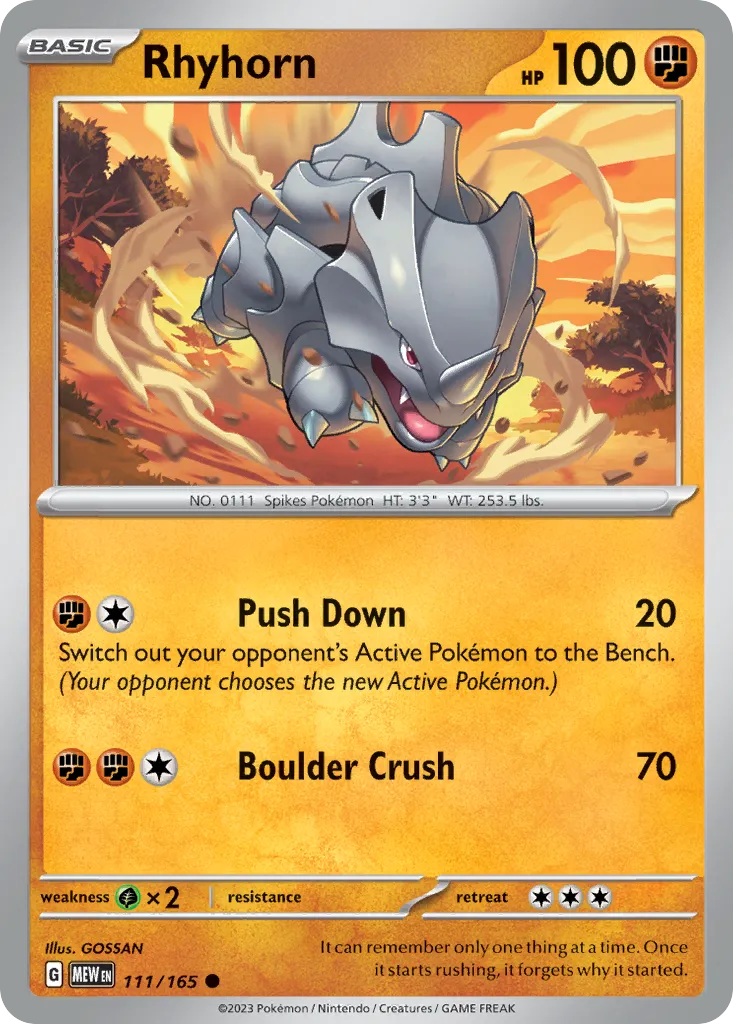 Rhyhorn card image