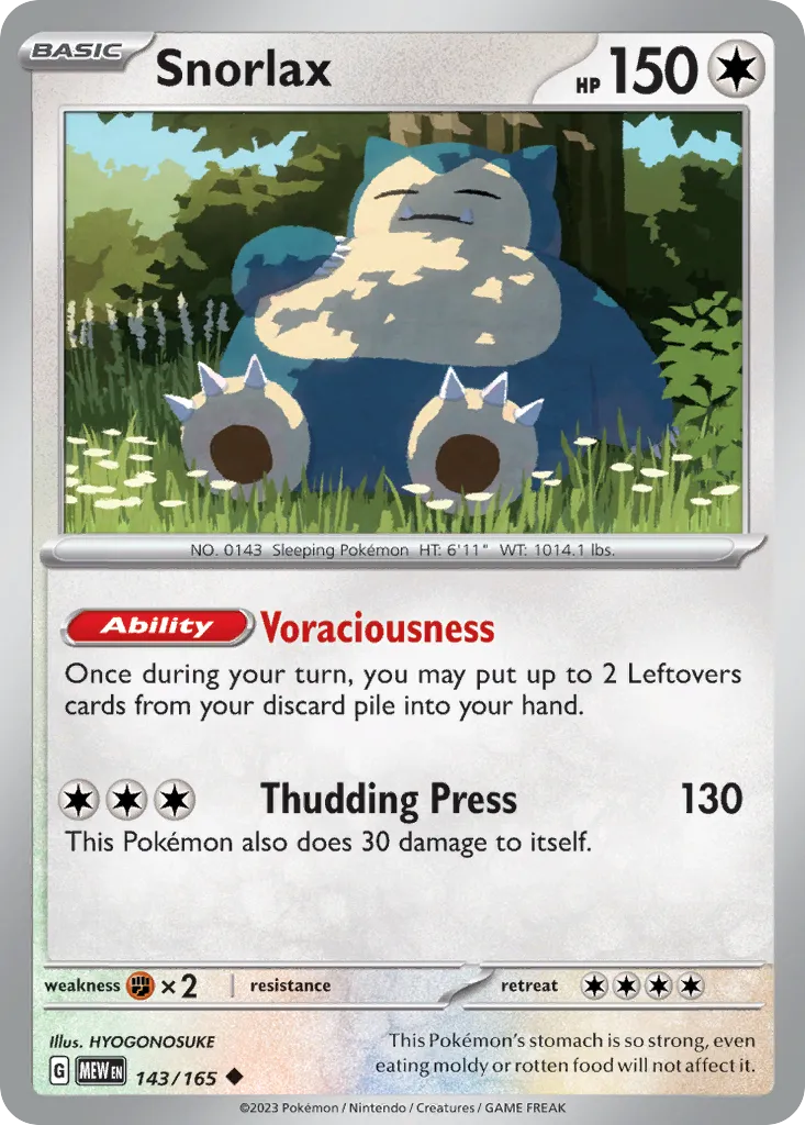 Snorlax card image