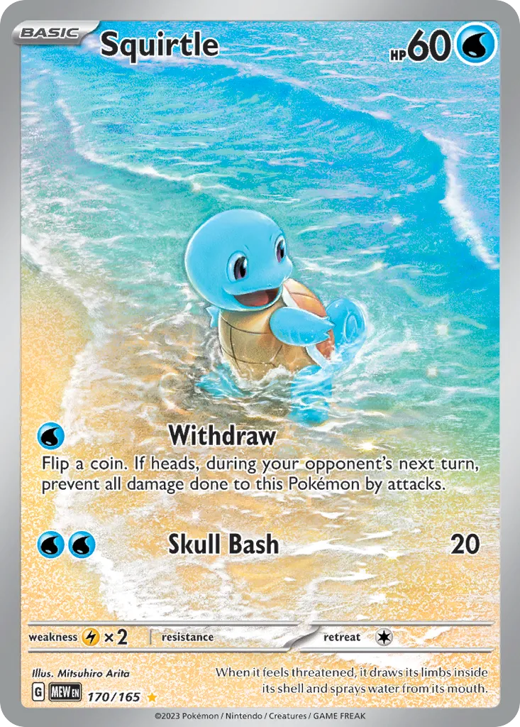 Squirtle #170 card image