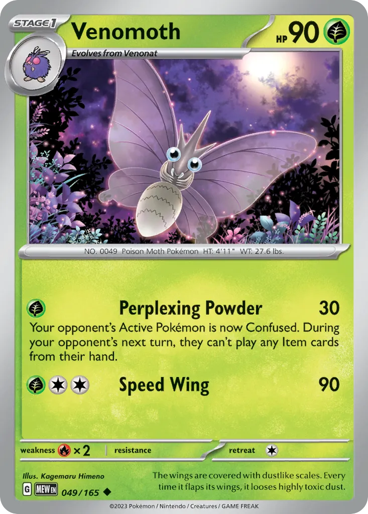Venomoth card image