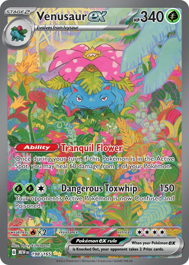 Venusaur ex #198 card image