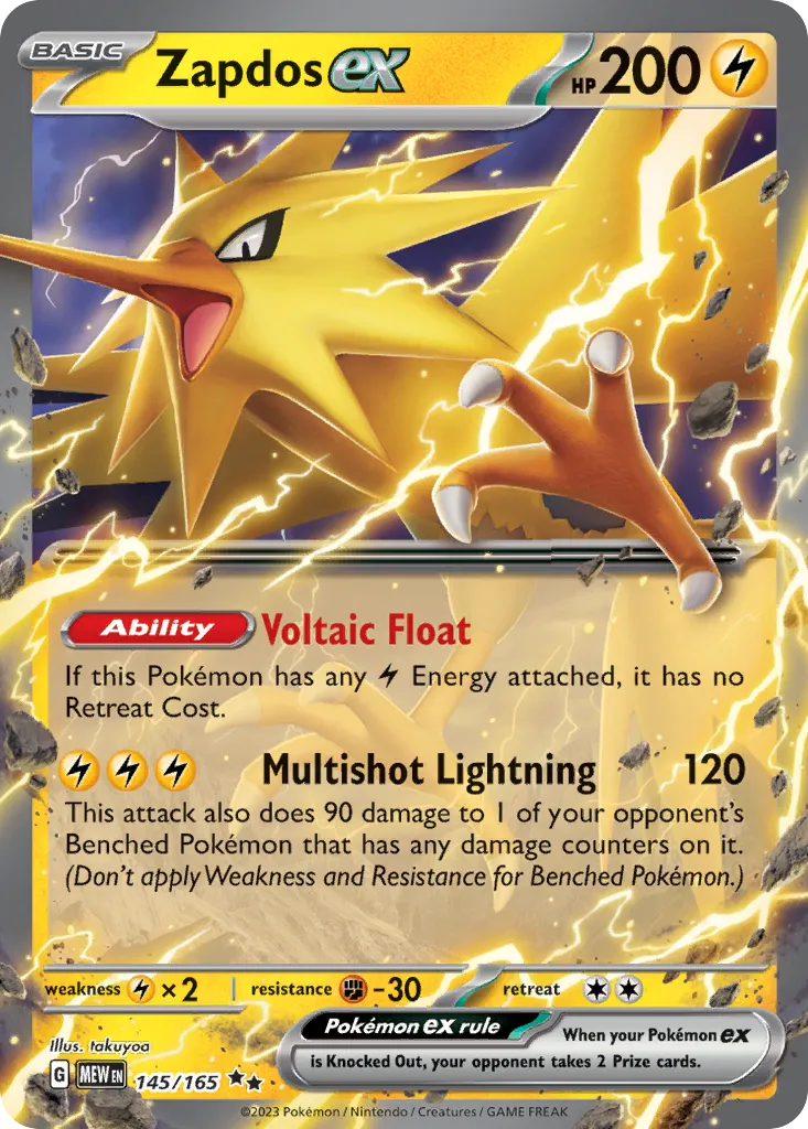 Zapdos ex card image