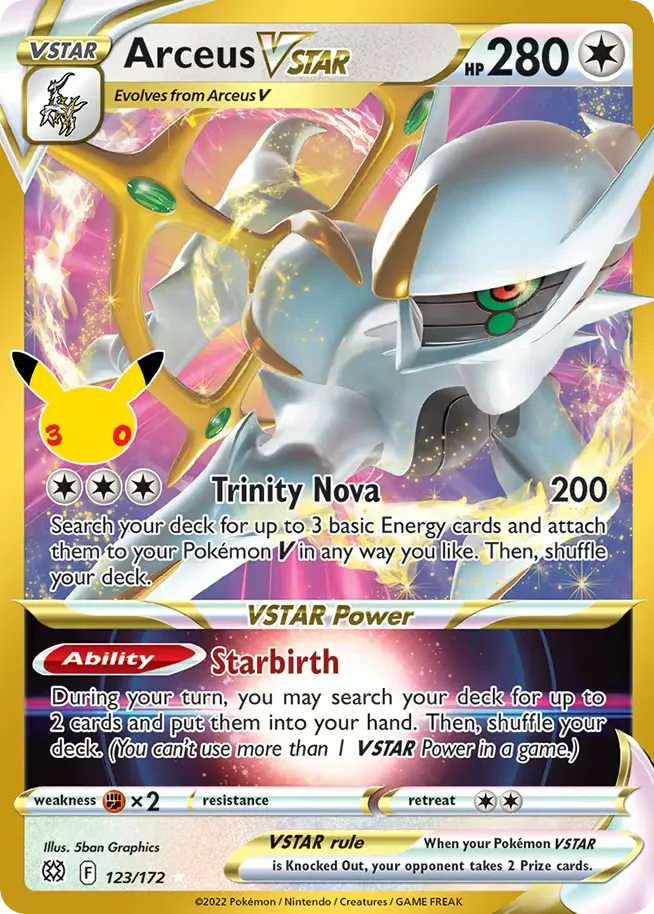 Arceus VSTAR card image