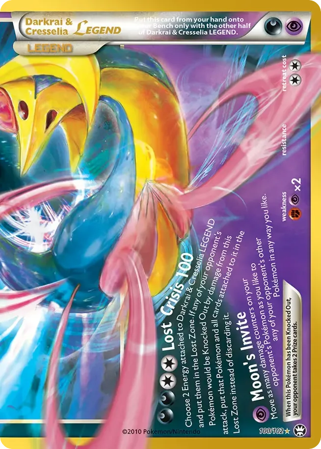 Darkrai & Cresselia LEGEND card image