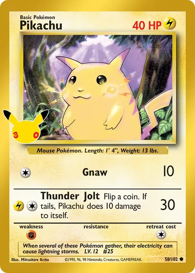 Pikachu card image