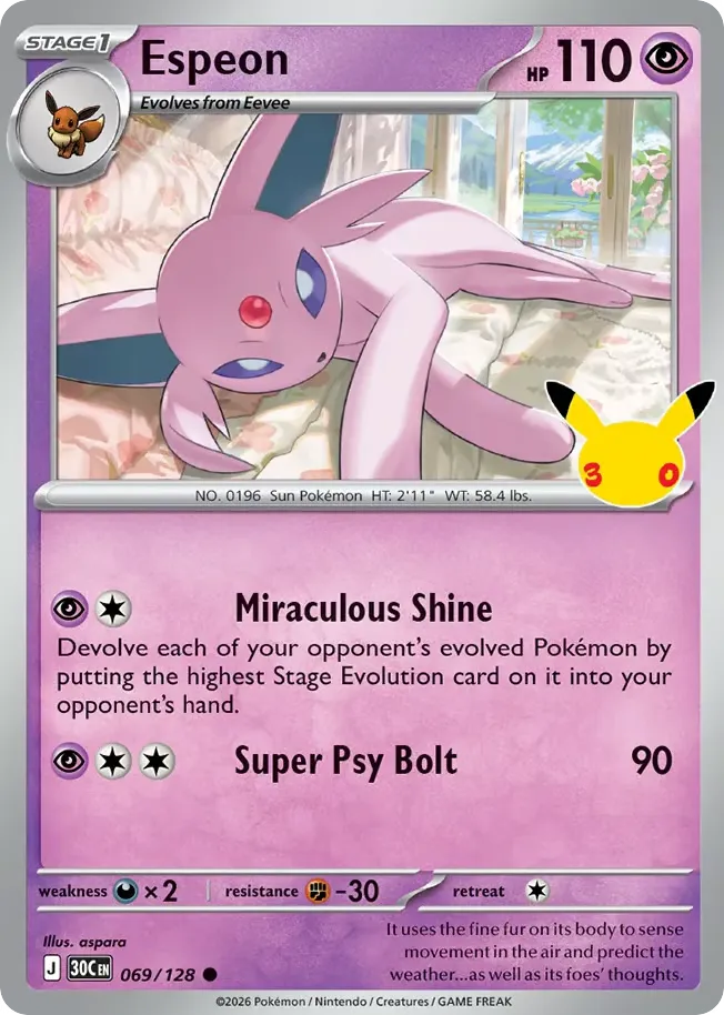 Espeon card image