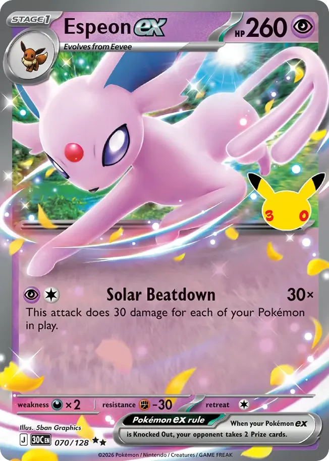 Espeon ex card image