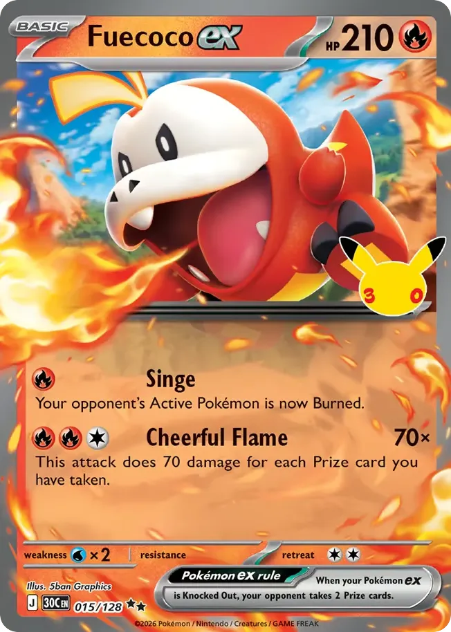 Fuecoco ex card image