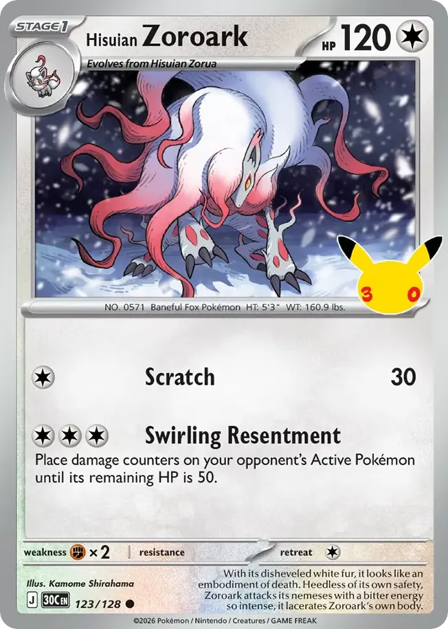 Hisuian Zoroark card image