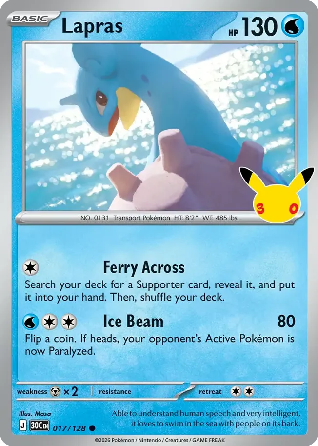 Lapras card image