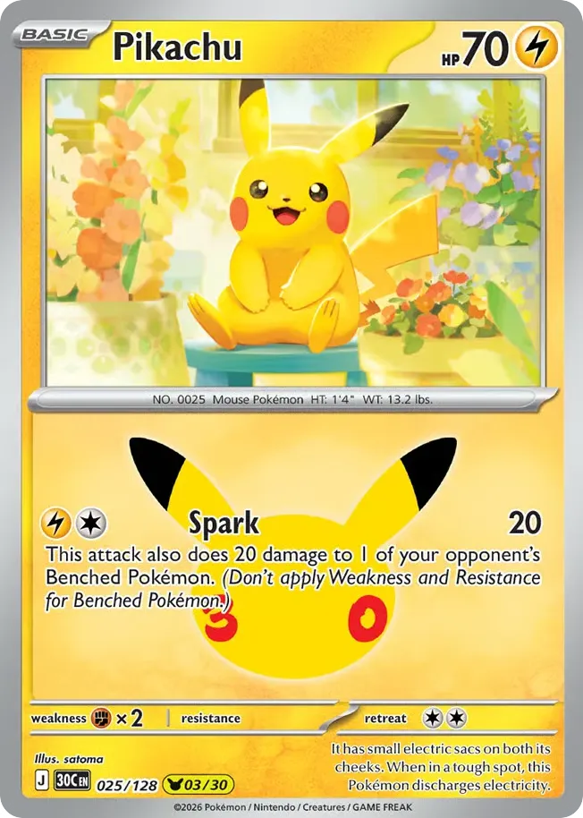 Pikachu card image