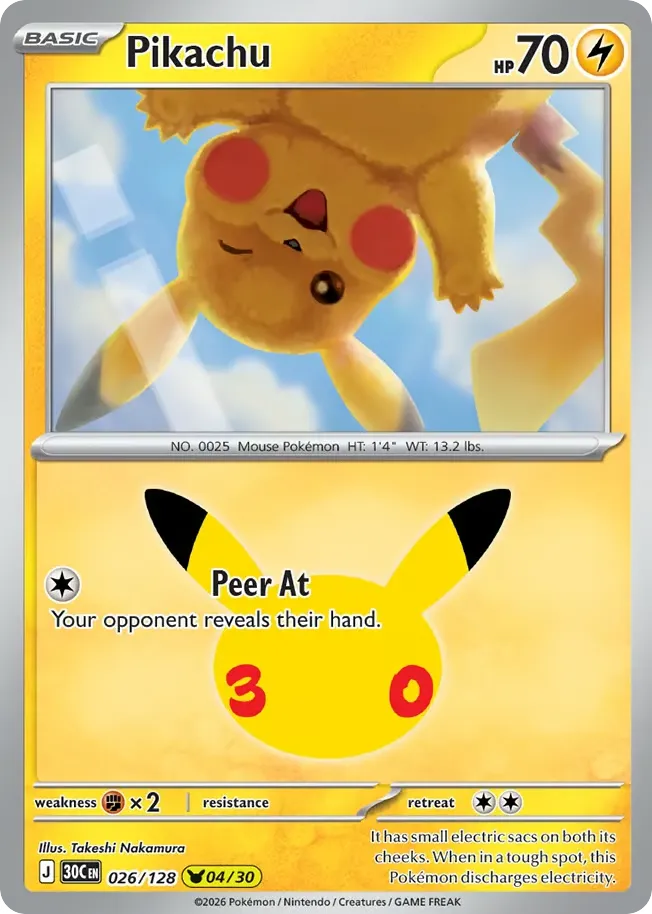 Pikachu card image