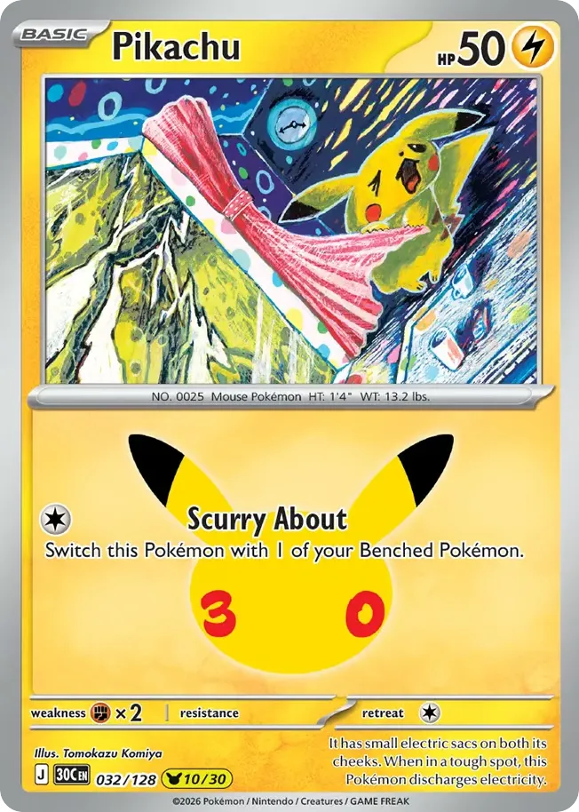 Pikachu card image
