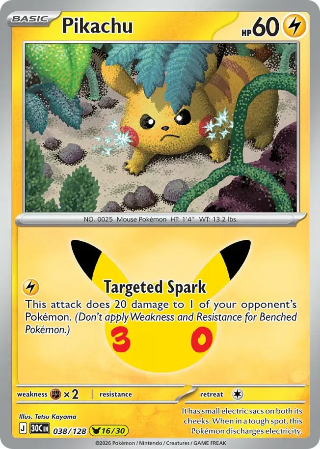 Pikachu card image