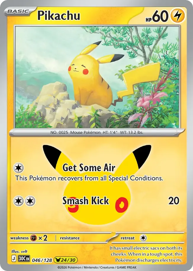 Pikachu card image