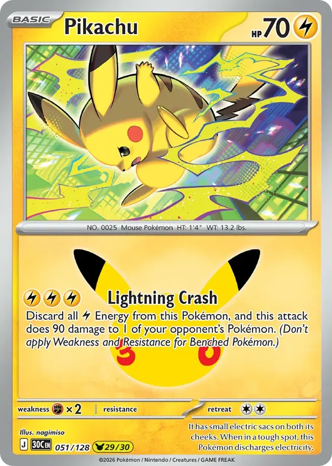 Pikachu card image