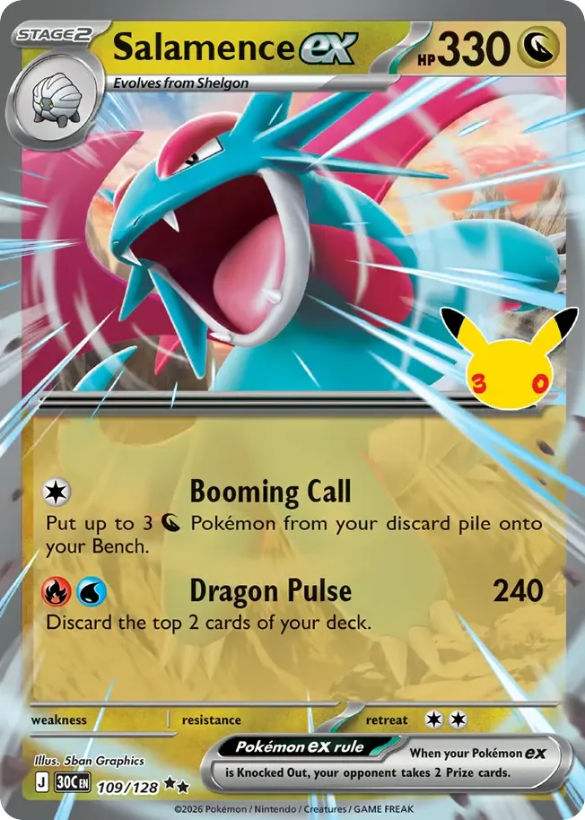 Salamence ex card image