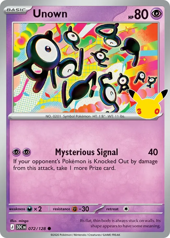 Unown card image