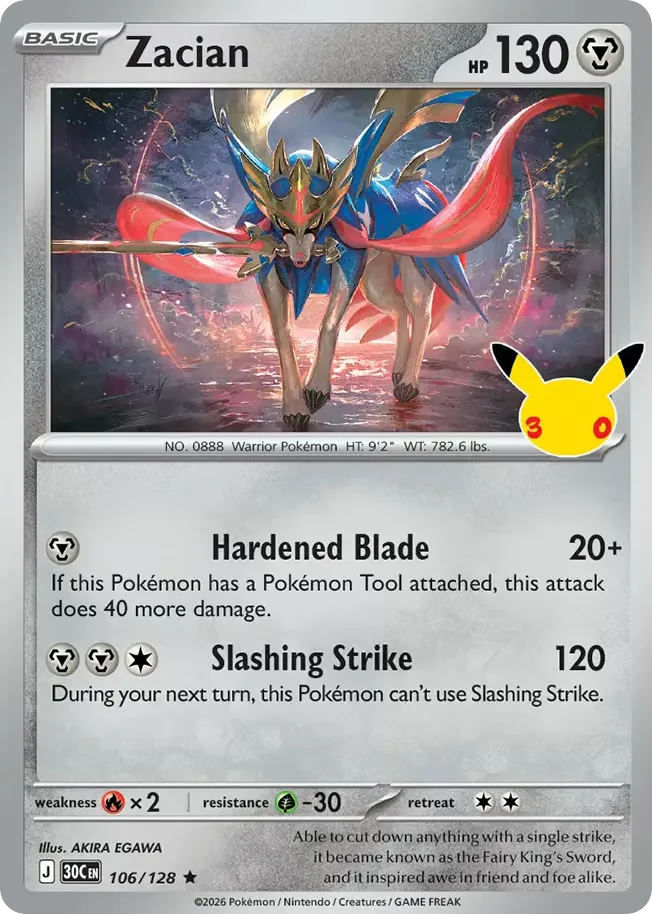 Zacian card image