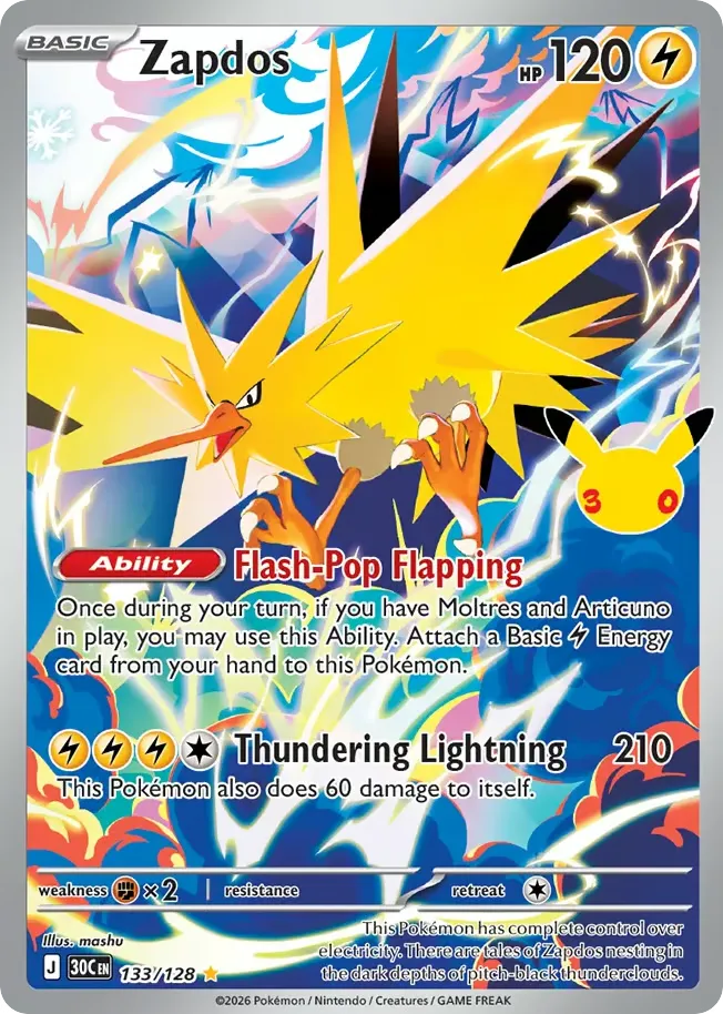 Zapdos card image