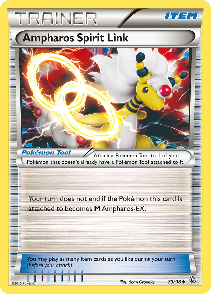 Ampharos Spirit Link card image