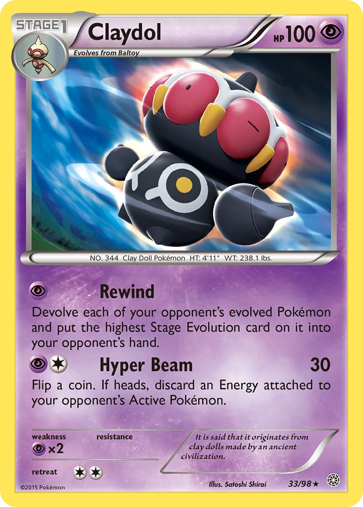 Claydol card image