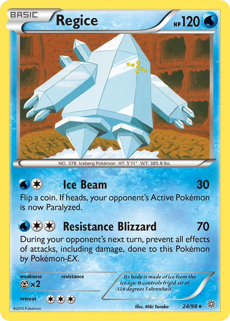 Regice card image